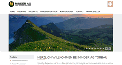 Desktop Screenshot of minderag.ch